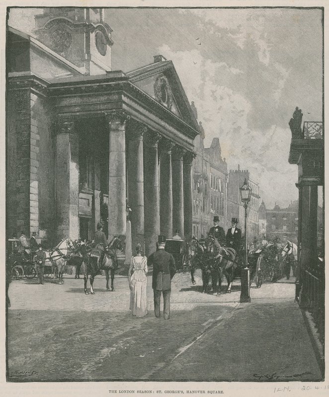 Londýnská sezóna: St Georges, Hanover Square od English School