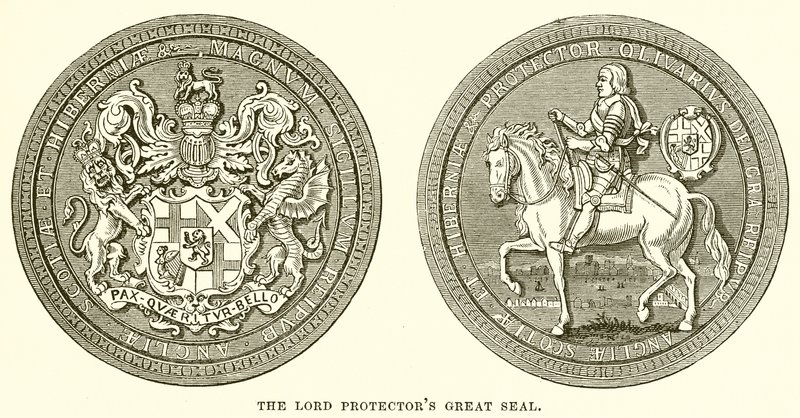 Lord Protectors Great Seal od English School
