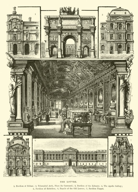 Louvre od English School