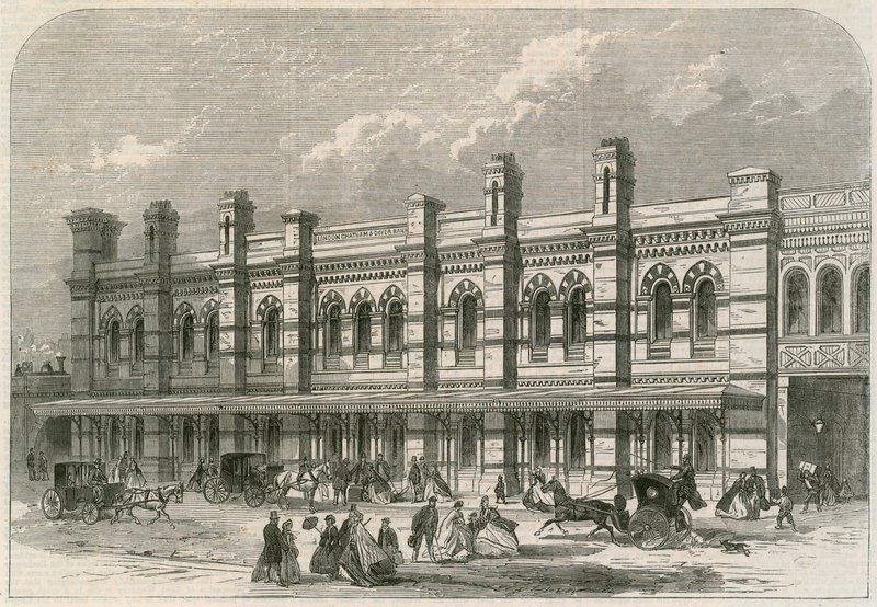 Stanice Ludgate Hill na londýnské, Chathamské a Doverské železnici od English School
