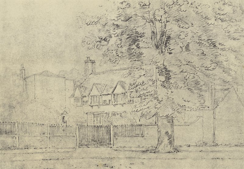 The Manor House, c 1770 (hlubotisk) od English School