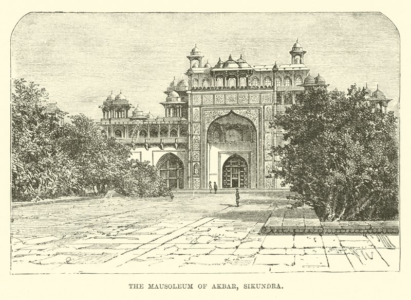 Mauzoleum Akbar, Sikundra od English School