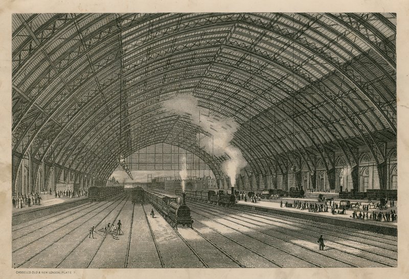 Nádraží Midland, St Pancras, Londýn od English School