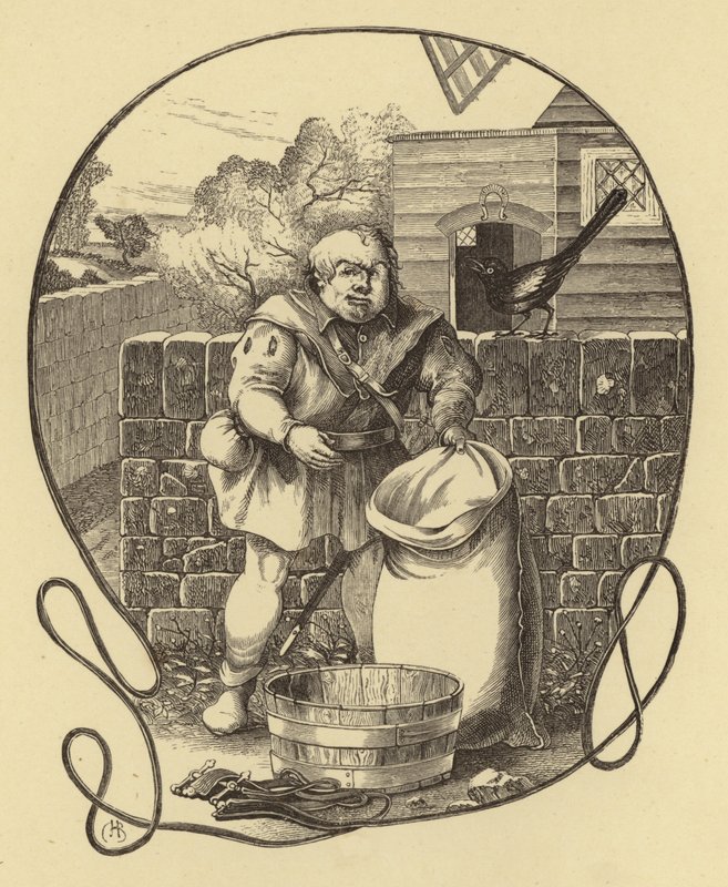 Mlynář z Trompingtonu, Geoffrey Chaucer (rytina) od English School