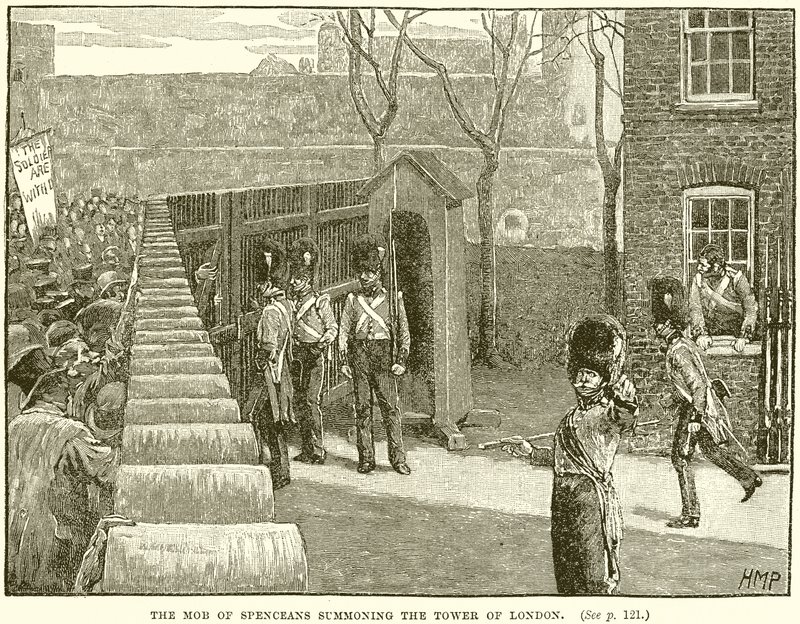 Dav Spenceanů svolává Tower of London od English School