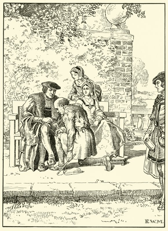 The More Family and the Šašek (inkoust na papíře) od English School