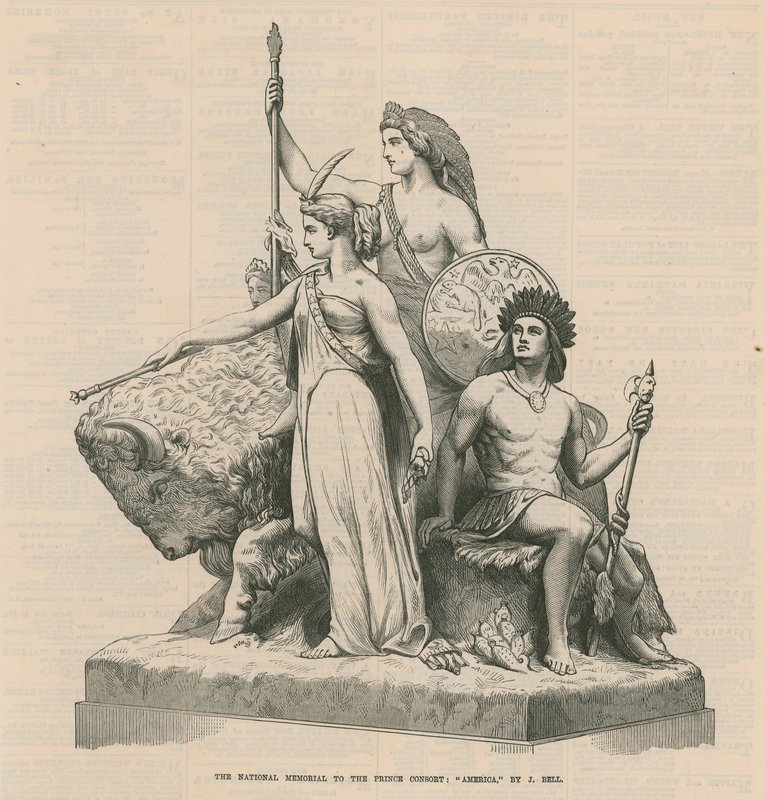 Národní památník prince Consort: America od English School