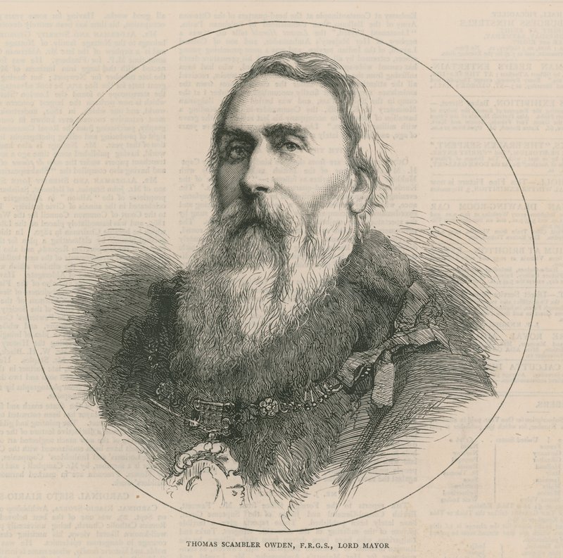 Nový primátor a šerifové: Thomas Scambler Owden, primátor od English School