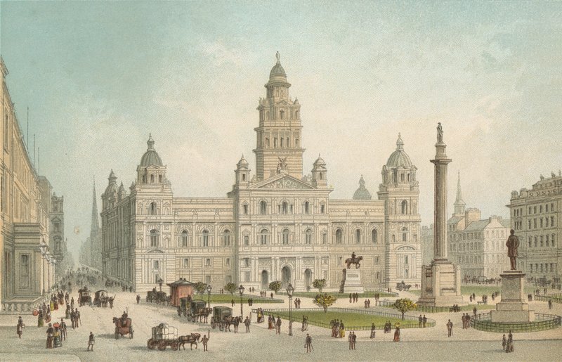 The New Municipal Buildings, George Square - Glasgow od English School