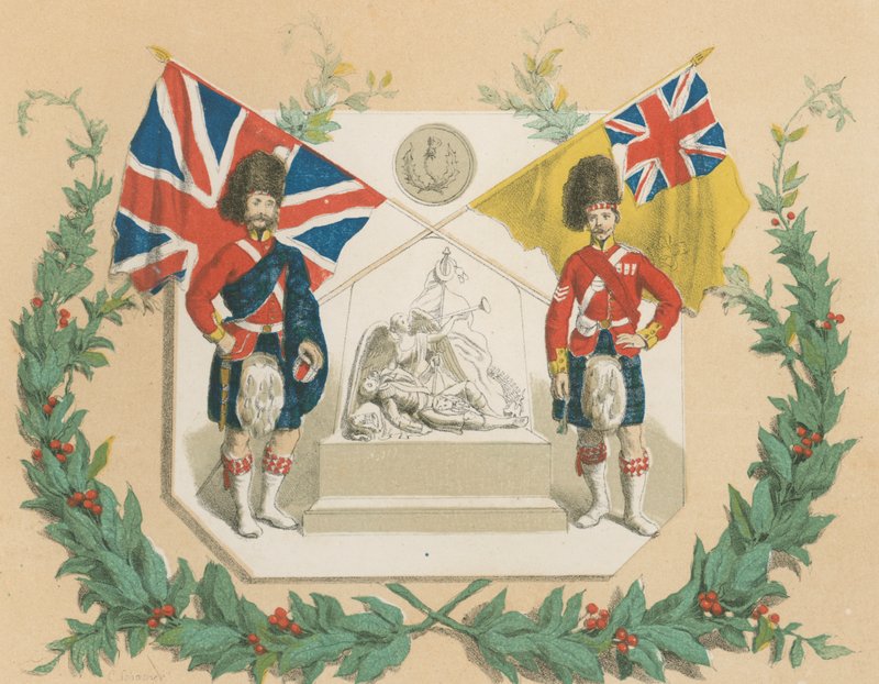 Devadesátý třetí Sutherland Highlanders. Památník v glasgowské katedrále jeho „krymským hrdinům“ od English School