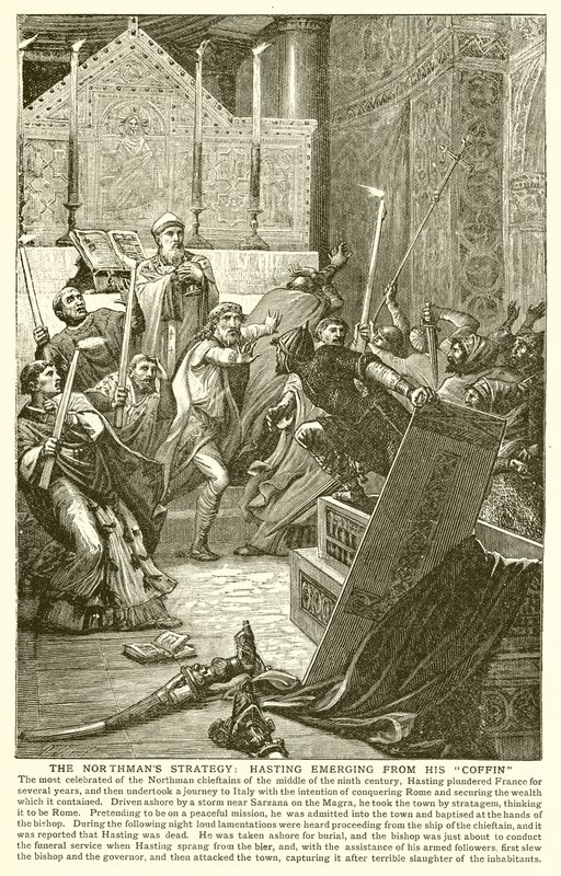 The Northmans Strategy: Hasting Emerging from his Coffin od English School