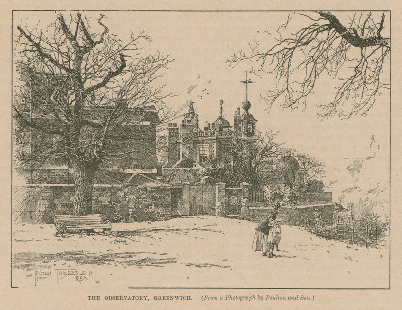 Observatoř, Greenwich, Londýn od English School