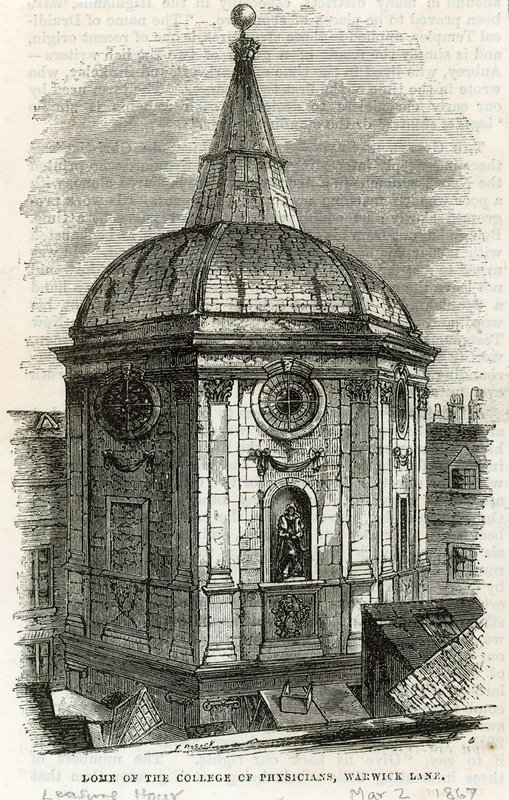 Old College of Physicians ve Warwick Lane od English School