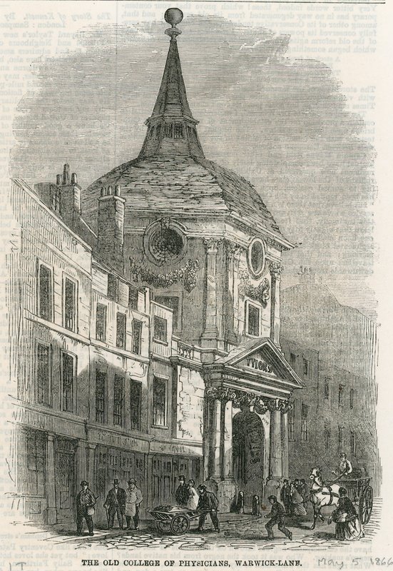 Old College of Physicians ve Warwick Lane od English School