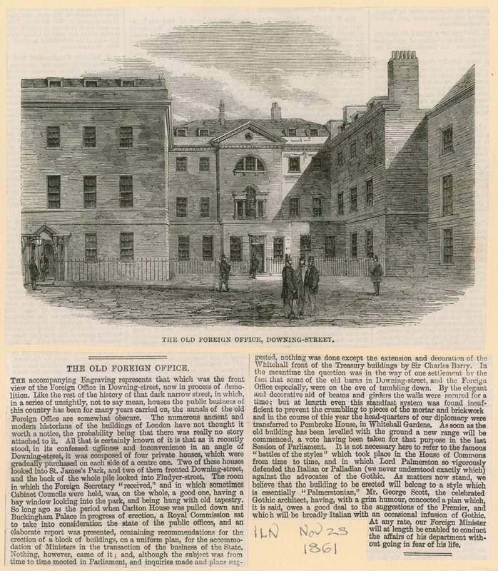 Staré ministerstvo zahraničí, Downing Street od English School