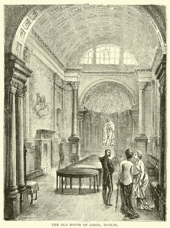 The Old House of Lords, Dublin od English School