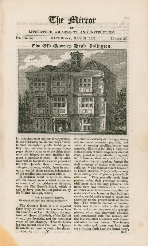 The Old Queens Head, Islington od English School