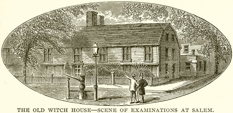 The Old Witch House - Scéna zkoušek v Salemu od English School