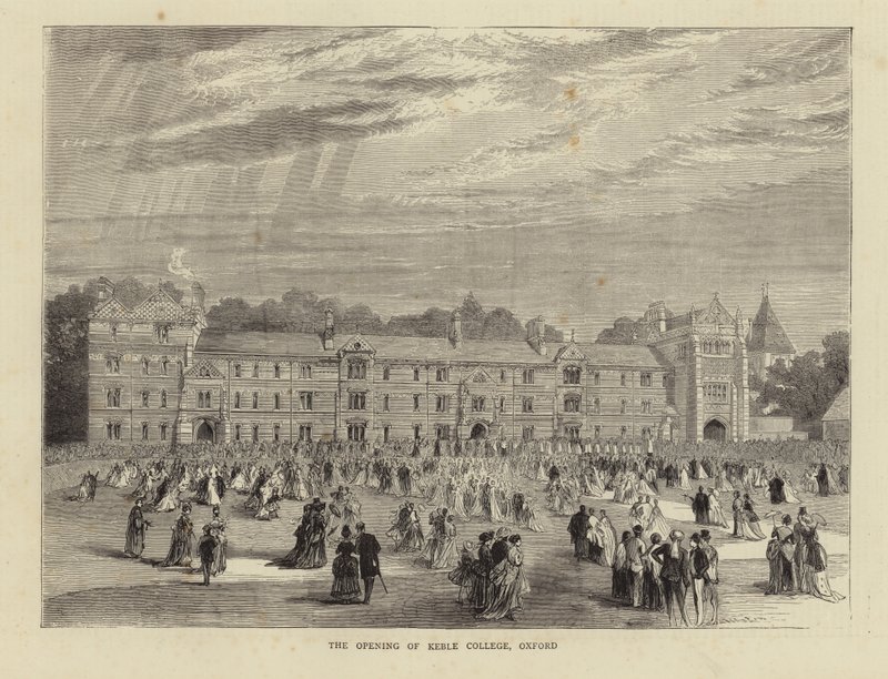 Otevření Keble College v Oxfordu od English School