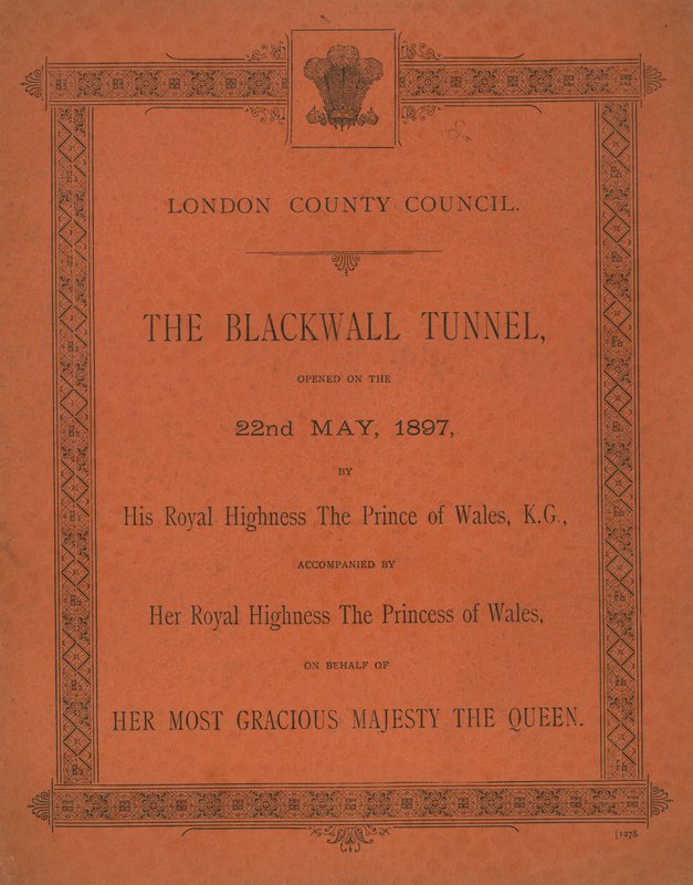 Otevření tunelu Blackwall od English School