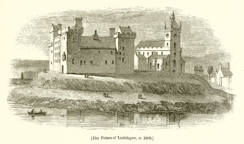 Palác Linlithgow, v roce 1600 od English School