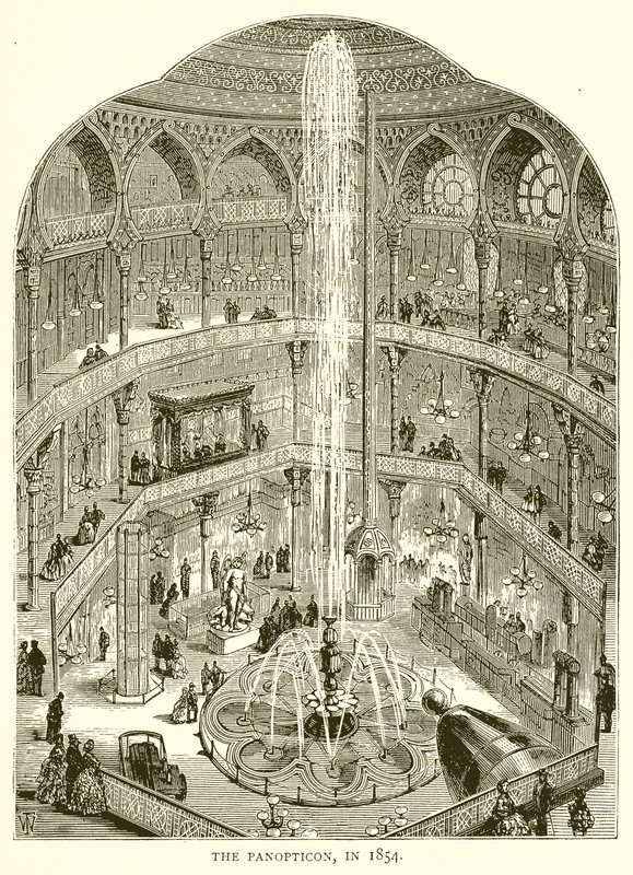 Panoptikum v roce 1854 od English School