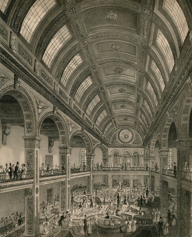 Pantheon Bazaar, Oxford Street, Londýn od English School