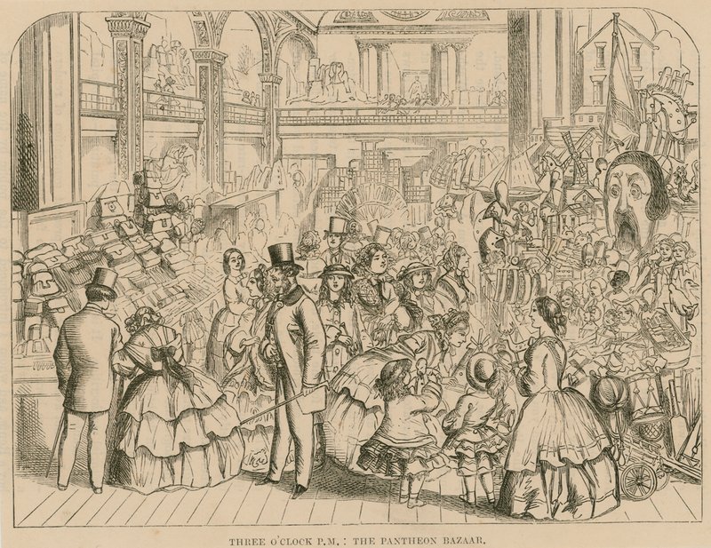 Pantheon Bazaar, Oxford Street, Londýn od English School