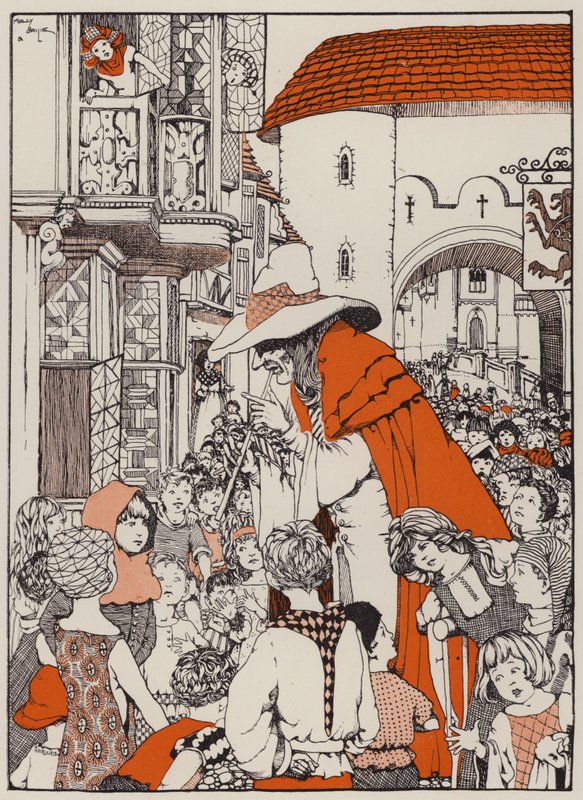 Krysař (barevná litografie) od English School