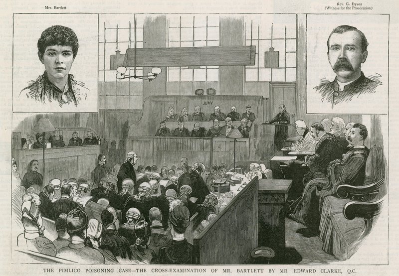 Případ Pimlico Poisoning Case, křížový výslech pana Bartletta panem Edwardem Clarkem QC od English School