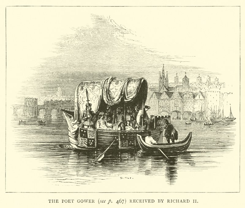Básník Gower obdržel Richard II od English School
