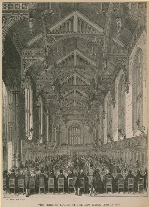 Princezna Louise v novém Inner Temple Hall od English School