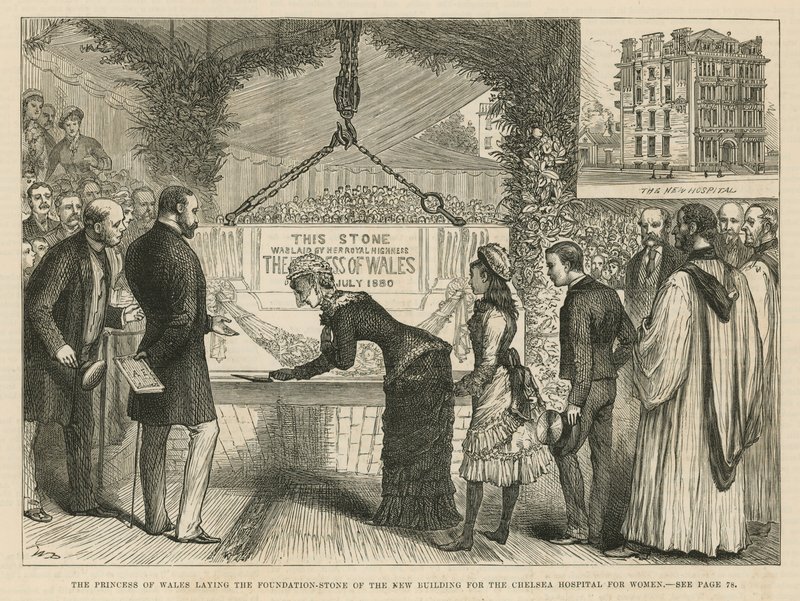 Princezna z Walesu položila základní kámen nové budovy Chelsea Hospital for Women od English School