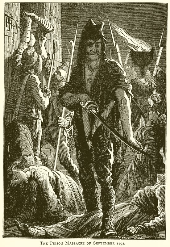 Vězeňský masakr ze září 1792 od English School