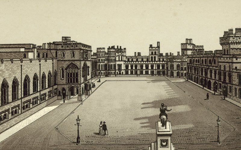 Zámek Windsor Quadrangle od English School