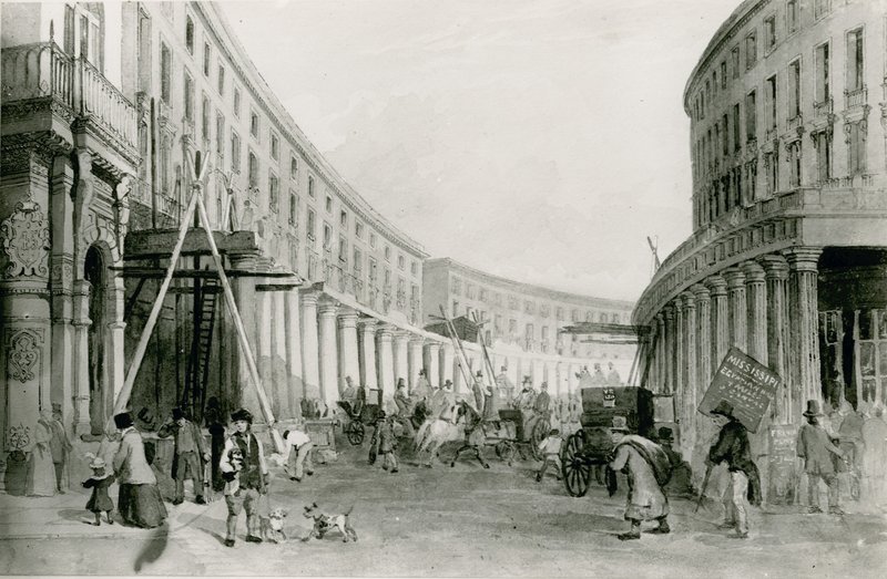 Kvadrant, Regent Street, Londýn od English School