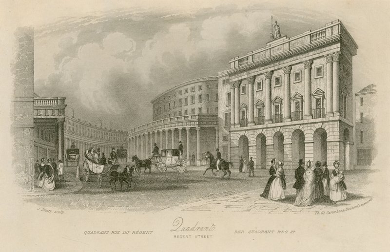 The Quadrant, Regent Street, Londýn od English School