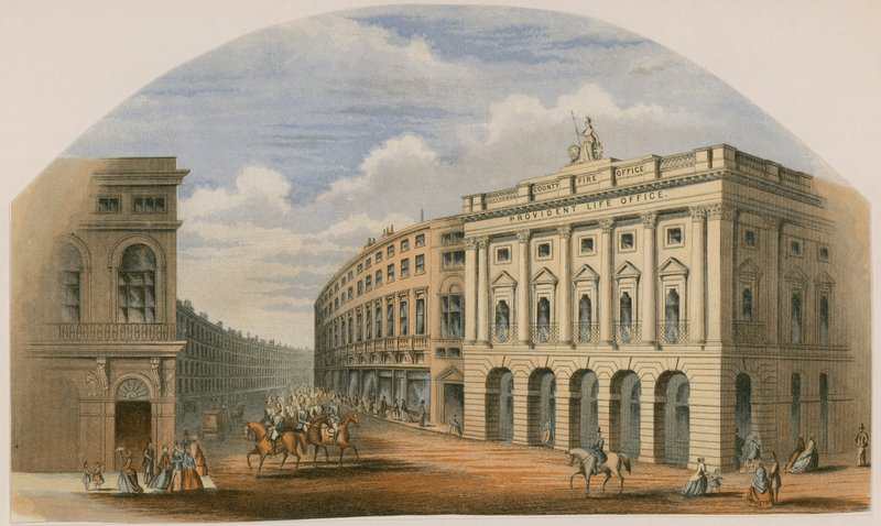 The Quadrant, Regents Street, Londýn od English School