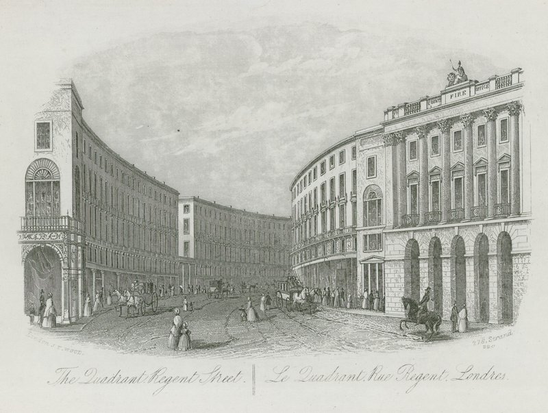 The Quadrant, Regents Street, Londýn od English School