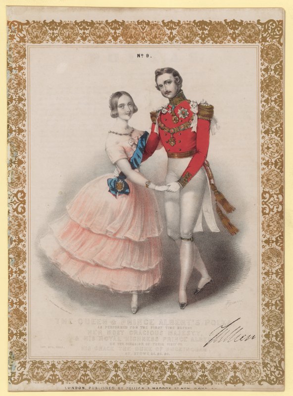 Královna a princ Alberts Polka od English School