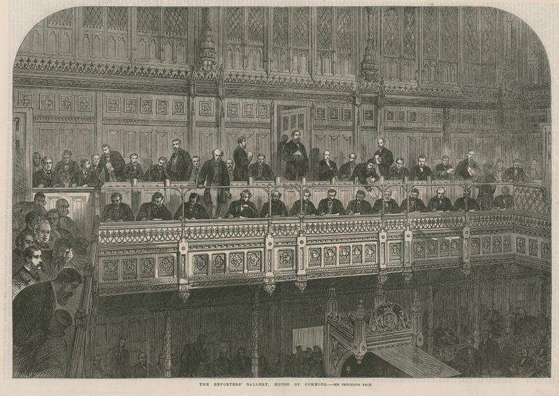 The Reporters Gallery, Dolní sněmovna od English School
