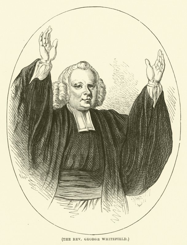 Reverend George Whitefield (rytina) od English School