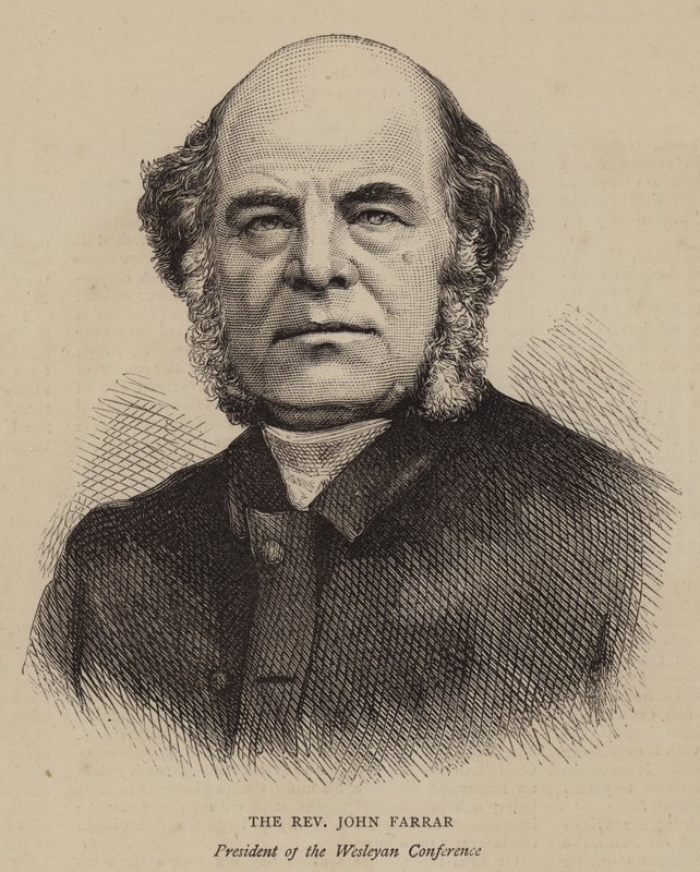 Reverend John Farrar (rytina) od English School