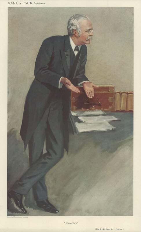 Správný ctihodný A J Balfour, od English School