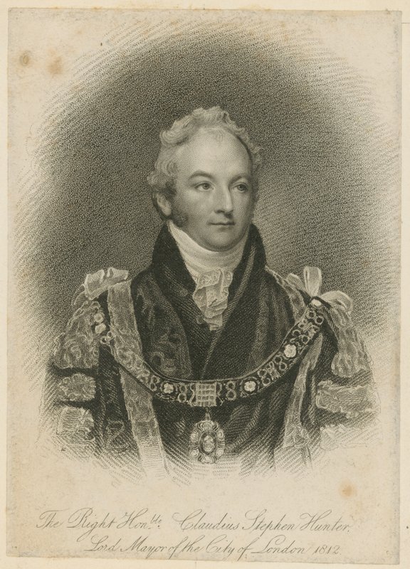 Ctihodný Claudius Stephen Hunter, primátor Londýna od English School