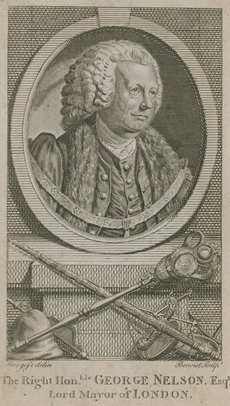 Ctihodný George Nelson, primátor Londýna od English School