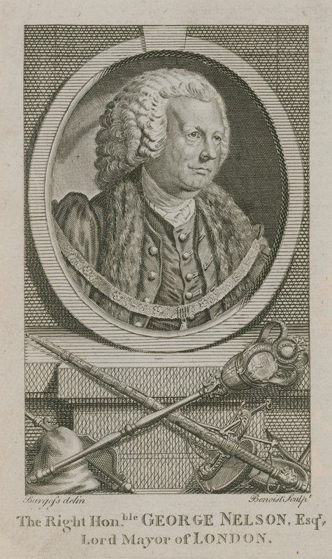 Ctihodný George Nelson, primátor Londýna od English School