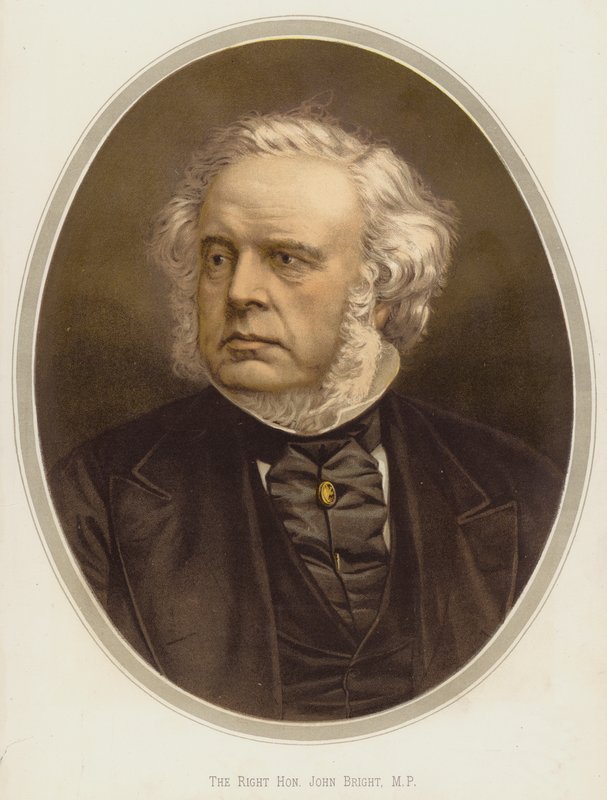 Ctihodný John Bright, poslanec (chromolit) od English School