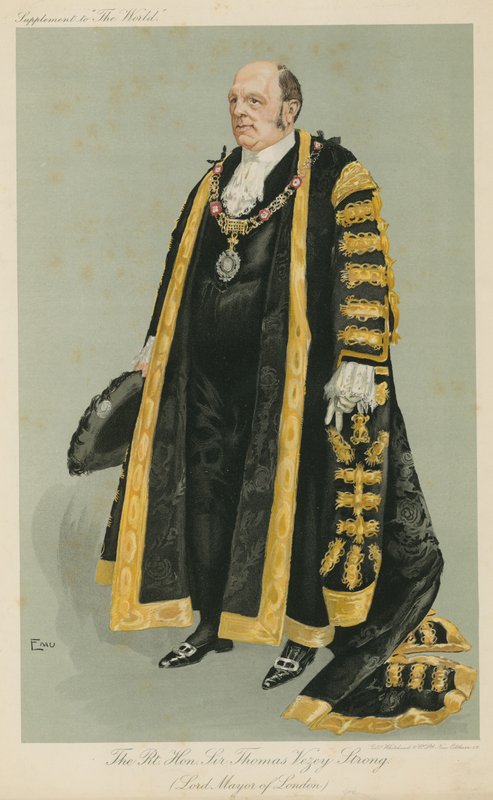 Ctihodný sir Thomas Vezey Strong od English School