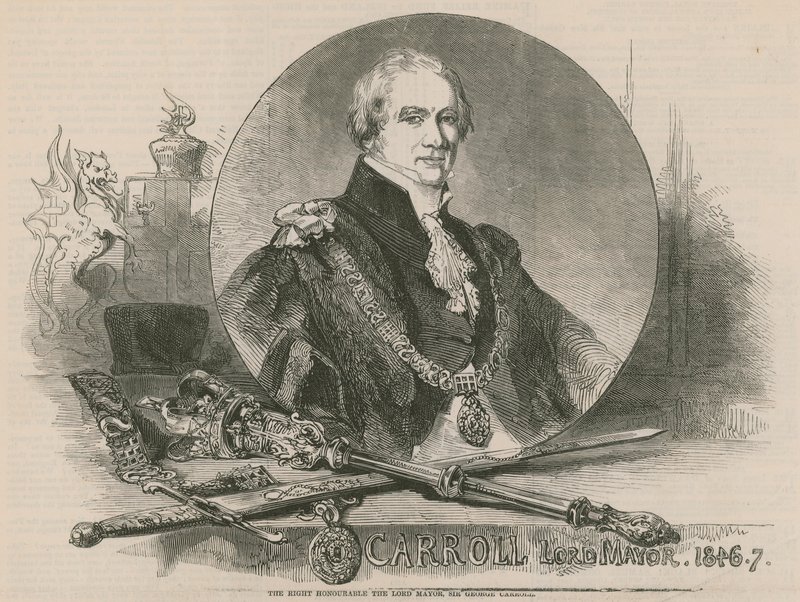 Ctihodný Lord starosta Sir George Carroll od English School